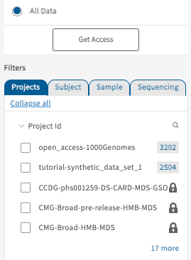 Selecting all data